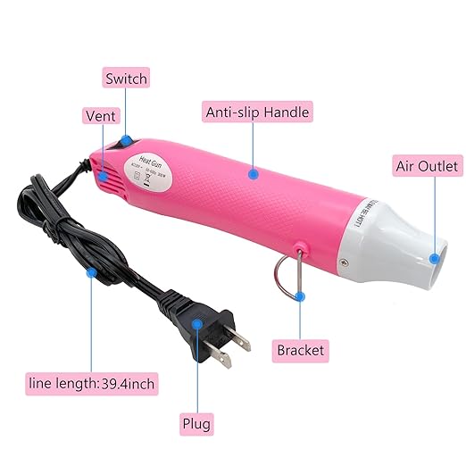 Mini Heat Gun, Portable Hot Air Gun Tool - Image 3