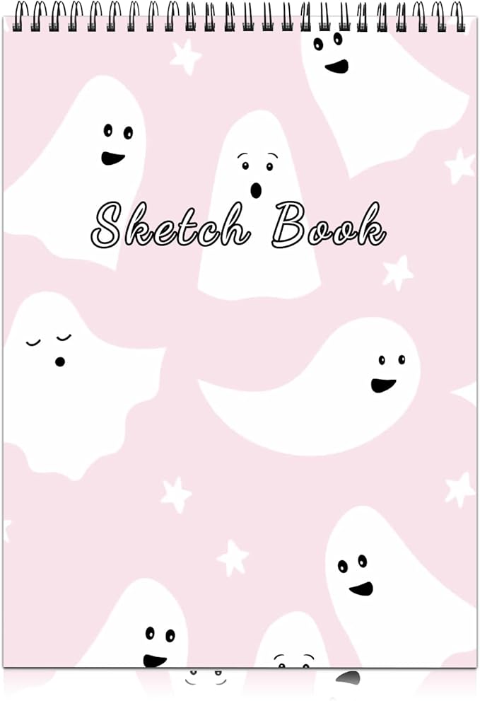 Cabreche Sketch Book Top Spiral Bound Sketch Pad, 9 x 12 inch, 100GSM Thick by Cabreche