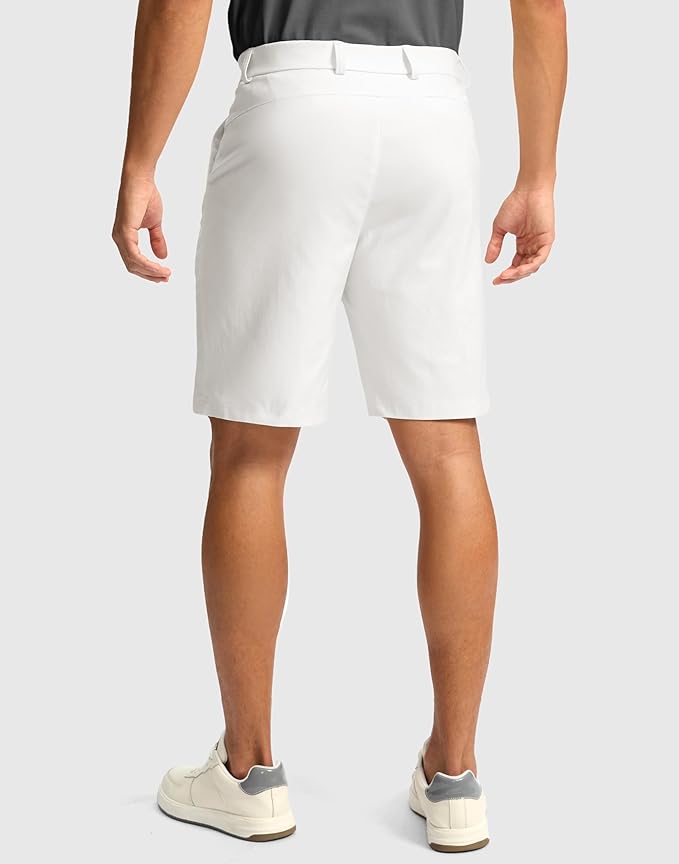 G Gradual Men's Golf Dress Shorts 5"/ 7"/ 9" Stretch Casual Work Flat Front Shorts for Men with 3 Pockets Quick Dry