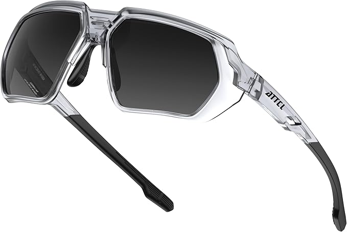 ATTCL Sports Polarized Sunglasses for Men: Womens UV400 Protection, Lightweight Wrap Around TR90 Frame for Fishing Golf