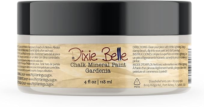 Dixie Belle Paint Company Chalk Finish Furniture Paint – Gardenia – Matte Chic by DixieBellePaintCompany