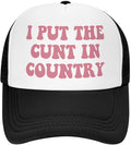 Funny Trucker Hat for Women Hot Pink Funny Gag Trucker Hats for Men Girls Trip