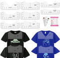 Vowlove Tshirt Ruler Guide for HTV Vinyl Heat Transfer Vinyl by Vowlove