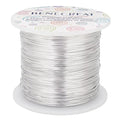 BENECREAT 22 Gauge Silver Aluminum Wire 850FT Decor Jewelry Craft Wire Beading by BENECREAT