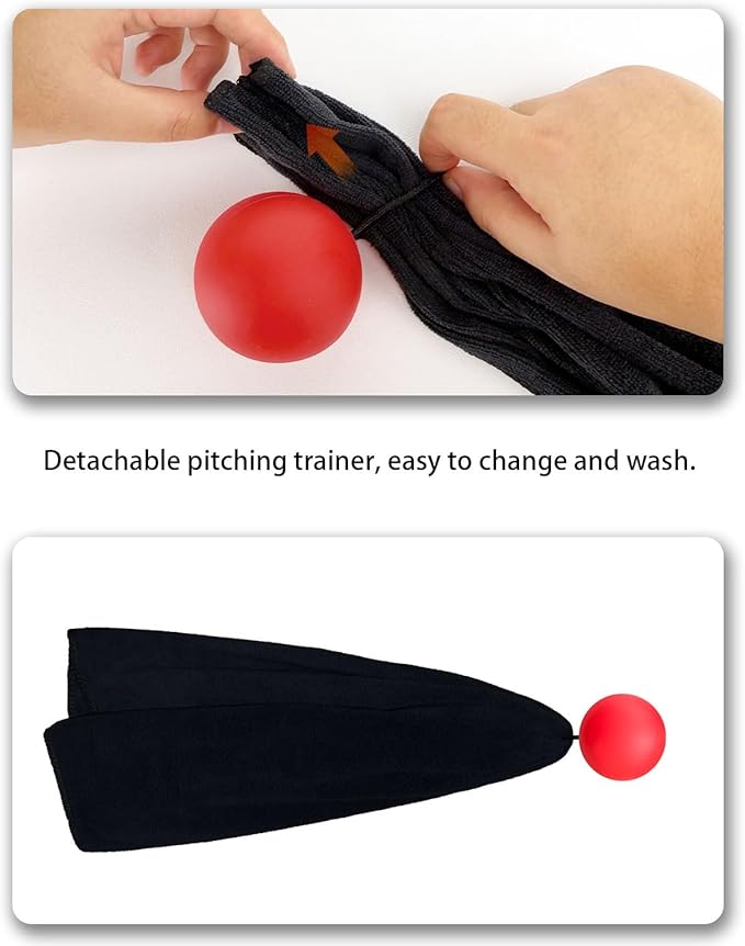 Baseball&Softball Pitching Towel Trainer for Fastball, Changeup, Curveball Precision and Power, Portable Versatile Drill Tool for Consistent Form and Performance Improvement