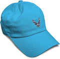 Speedy Pros Soft Baseball Hat Embroidered Dad Hat Air Force Emblem Embroidery Men & Ladies Baseball Cap Cotton