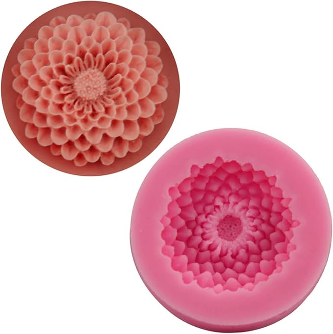 2Pcs Small Sunflower Silicone Mold - Image 4