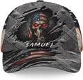 Baseball Cap for Men Women, Skull Cap for Men, Skeleton Gothic Horror Adjustable Strap Sports Soft Caps Outdoor