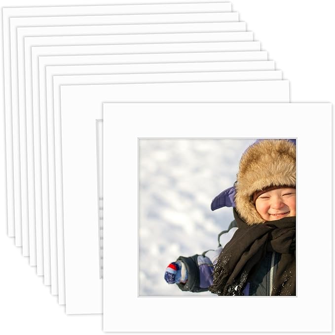 MBC Mat Board Center, 10 Pack 8x8 by MatBoardCenter