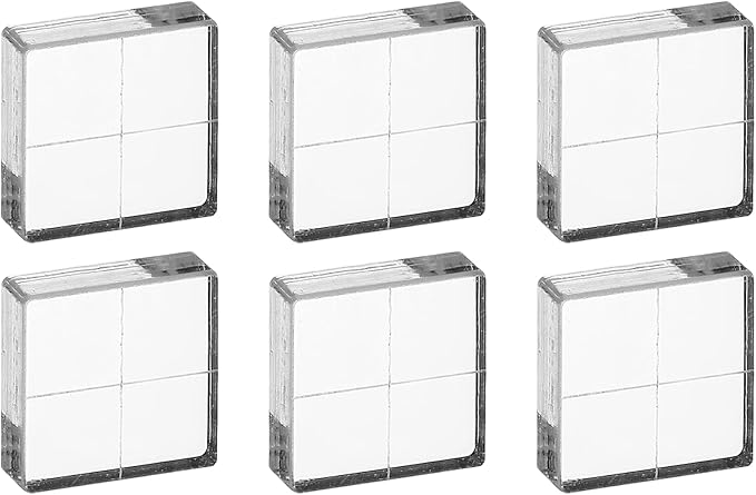 PATIKIL 1"x1" Acrylic Stamp Block by PATIKIL
