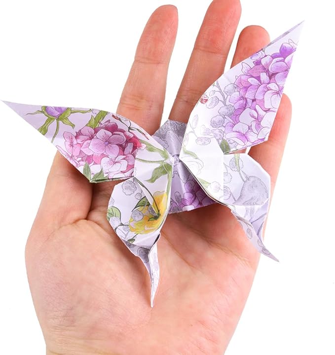 Origami Paper Kit 100 Sheets 70GSM 6 Inch Square Double Sided Color 100 Vivid - Image 5