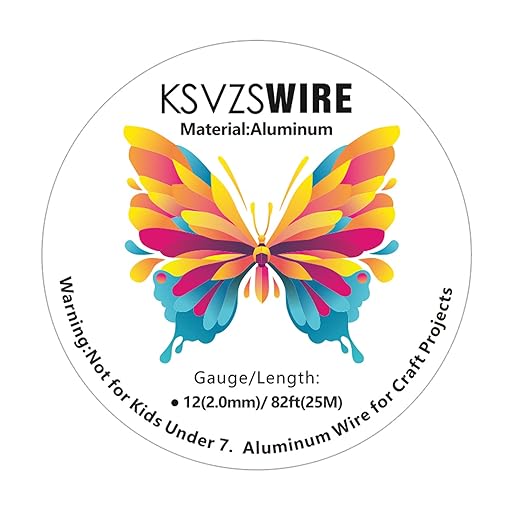 12 Gauge Aluminum Wire 82 Feet KSVZS Bendable Metal Wire - Image 3