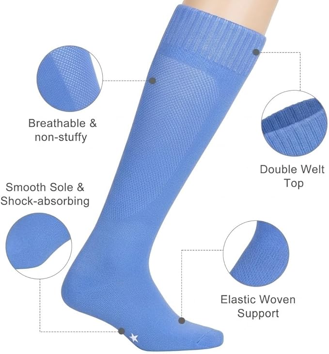 Baseball Socks and Belt Combo for Youth Adult Softball Sock Belt for Boys and Girls