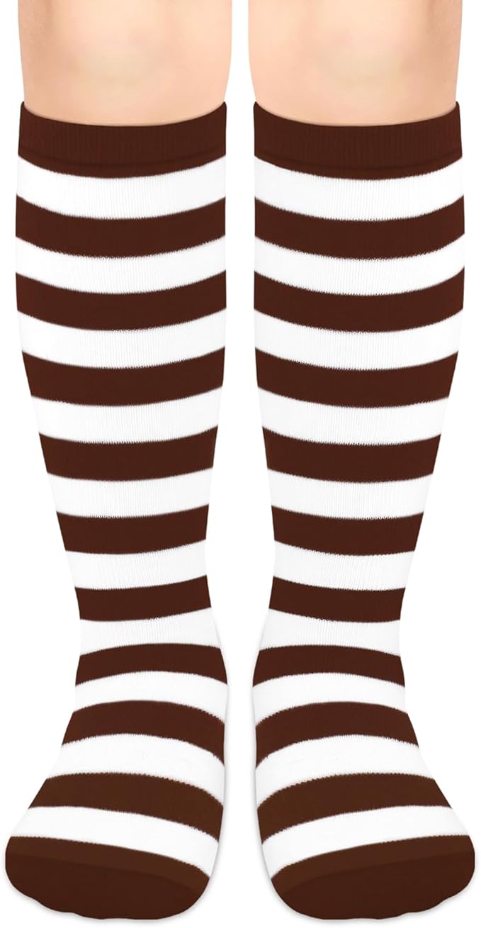Olreco 1 Pack Toddler Kids Youth Soccer Socks Girls Boys Baseball Socks Youth Knee High Softball Football Accessories Cotton