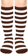 Olreco 1 Pack Toddler Kids Youth Soccer Socks Girls Boys Baseball Socks Youth Knee High Softball Football Accessories Cotton