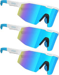 Eazyrun Kids Polarized Sports Sunglasses for Age 8-12 Youth Baseball Softball Cycling Glasses UV Protection for Boy Girl