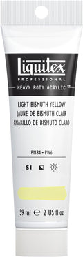 Liquitex Professional Heavy Body Acrylic Paint, 2-oz Tube, Light Bismuth Yellow by Liquitex