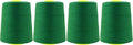 Mandala Crafts 4 Pack of Serger Threads Cones Spools by MandalaCrafts