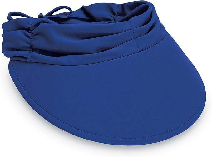 Wallaroo Hat Company Women’s Aqua Sun Visor – UV Sun Protection, Water Friendly, Packable Design, Adjustable, Medium Size