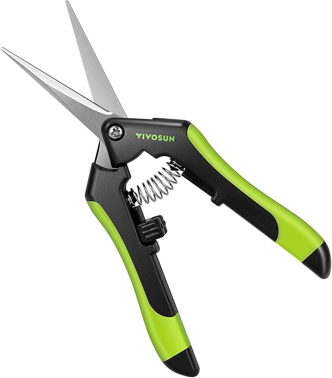 VIVOSUN Gardening Scissors, 6.5 Inch Hand Pruner, Pruning Shear by VIVOSUN