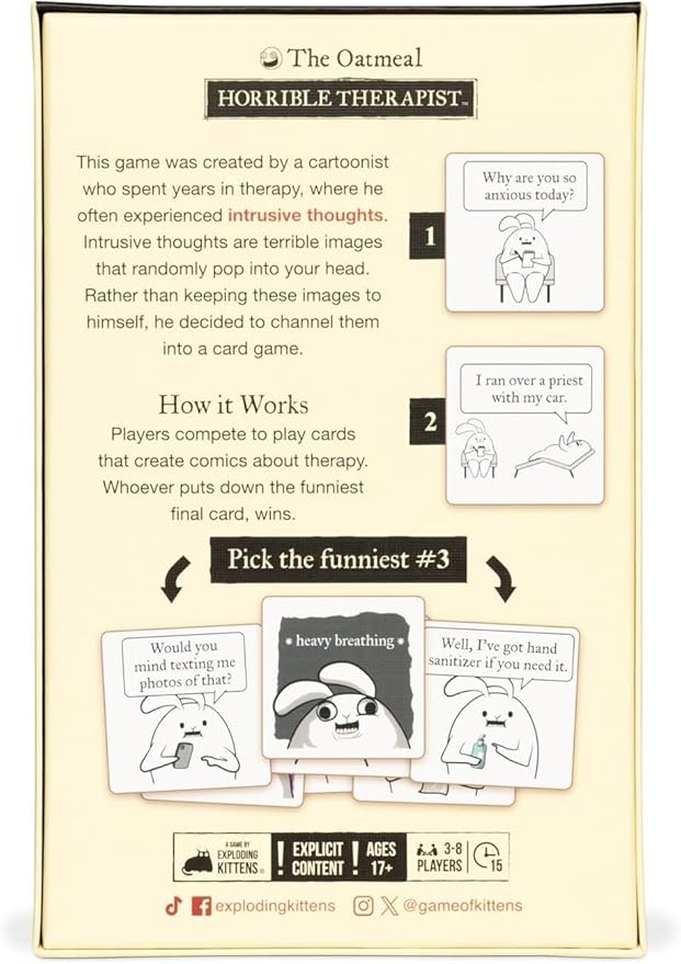 Horrible Therapist: Extra Horrible Edition by Exploding Kittens - Image 3