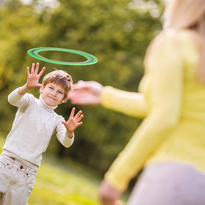 Flying Disc for Kids Adults 11 inch Flying Ring, 3 Pack Beach Backyard Sports - Image 4