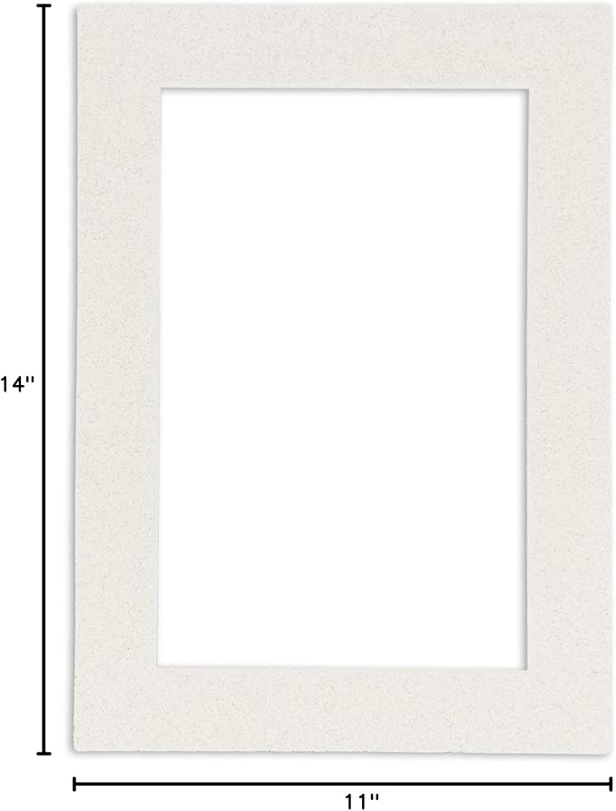 Pack of 25 Acid Free 11x14 Mats Bevel Cut - Image 10