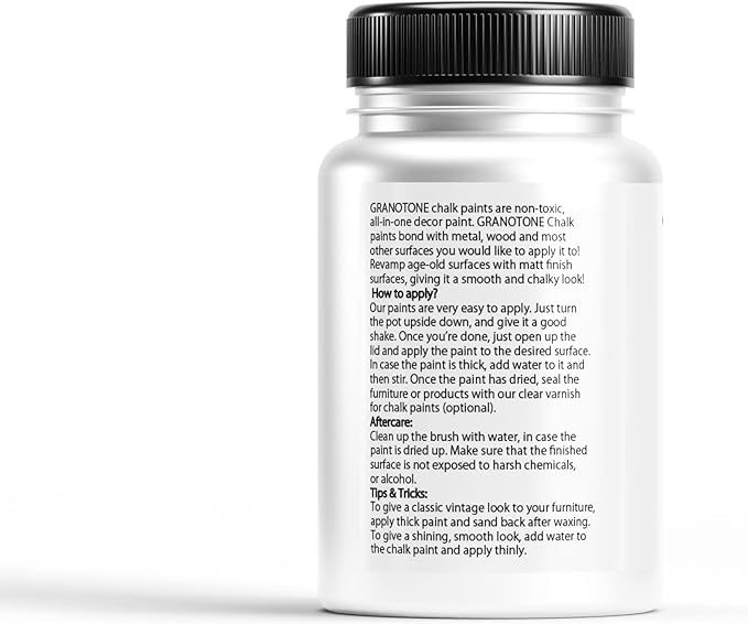 GRANOTONE Chalk Paint for Furniture | Matt-Finish Water-Based Acrylic Paint for - Image 2