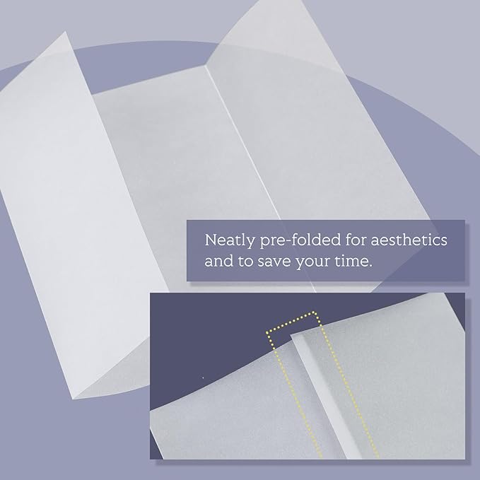 Vellum Paper 5x7 Pre-Folded - Image 3