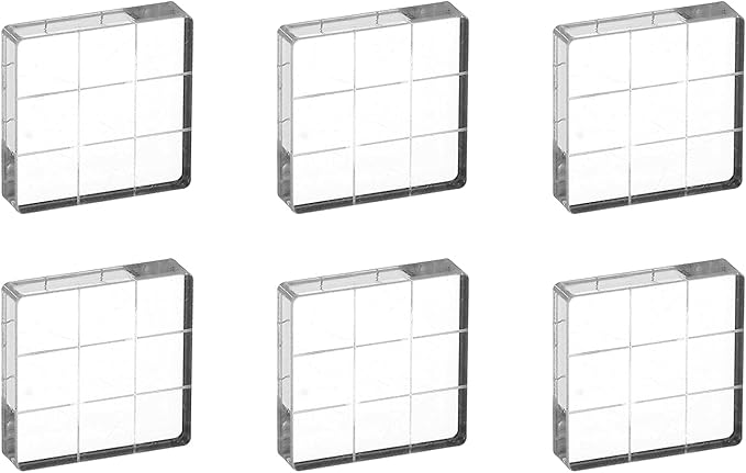 PATIKIL 1.2"x1.2" Acrylic Stamp Block by PATIKIL