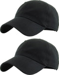 KBETHOS Classic Unisex Cotton Adjustable Low Crown Baseball Cap – Plain Dad Hat