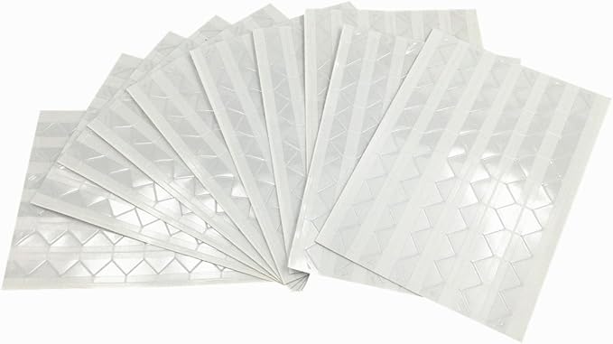 10 Sheet Photo Corners Self Adhesive PVC Paper Photo Foto Corner Stickers - Image 2