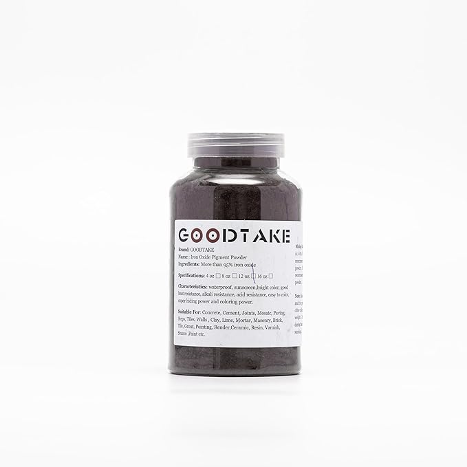 GOODTAKE Coffee Concrete Color Pigment, Cement Color Pigment Dye Iron Oxide - Image 7