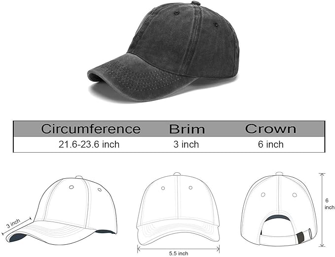 Waldeal Women's Adjustable Embroidered Soccer Mom Hat Washed Baseball Dad Cap