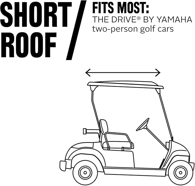 Classic Accessories Fairway Golf Cart FadeSafe Enclosure for Yamaha