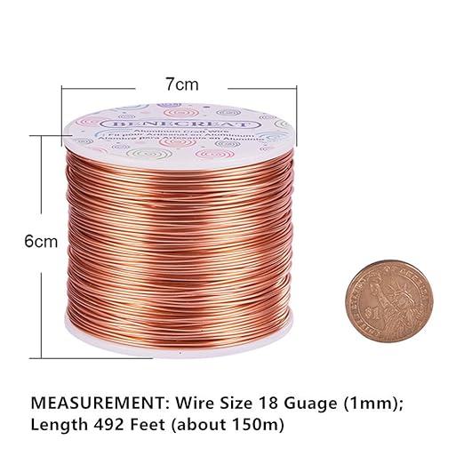 BENECREAT 9 10 12 15 17 18 20 Gauge Aluminum Wire Anodized Jewelry Craft Making - Image 2