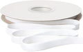 Ribbli Polyester White Velvet Ribbon, 3/8 Inches Continuous10-Yard Spool by Ribbli