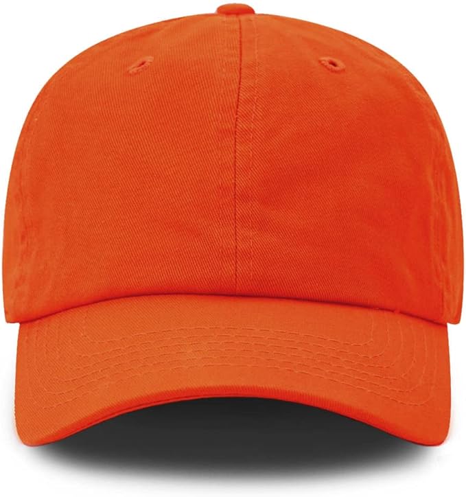 Cotton Baseball Cap Dad Hat – Washed Low Profile Adjustable Hat for Men Women Casual Outdoor Running Golf