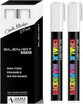 White Liquid Chalk Markers by SILENART-THEARTOFSILENCE