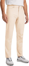CRZ YOGA All Day Comfy 5-Pocket Golf Pants for Men - 28"/30"/32"/34" Quick Dry Lightweight Casual Work Stretch Trousers