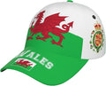 National Flags Baseball Cap for Men Women, Fashion Adjustable Sun Protection Visor Caps Trucker Hat Patriotic Caps