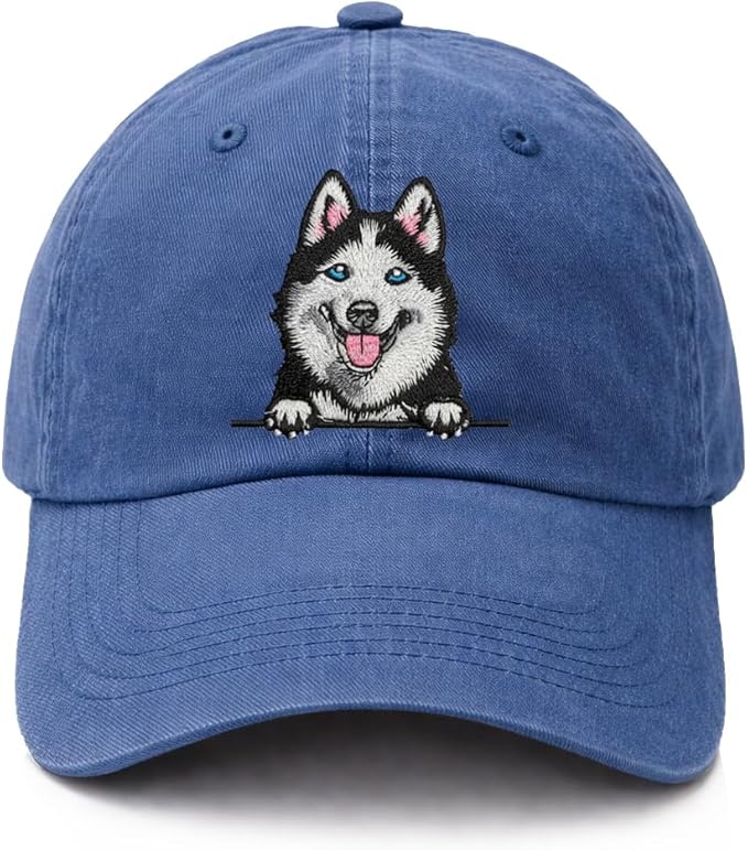 Pet Dog Lover Gifts,Embroidered Dog Baseball Hats for Men Women Dad Mom