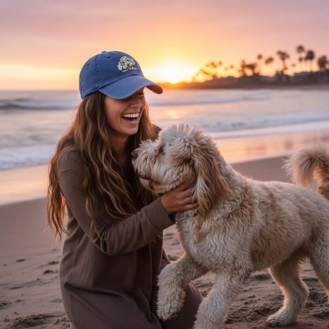 Pet Dog Lover Gifts,Embroidered Dog Baseball Hats for Men Women Dad Mom