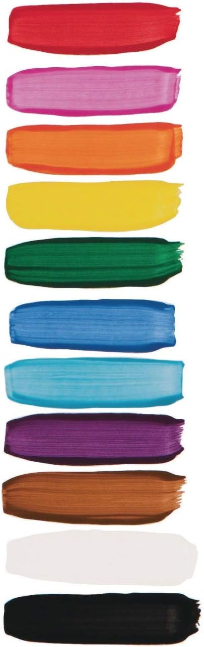 S&S Worldwide Color Splash! Liquid Tempera Bulk Paint, 8-oz Flip-Top Bottles - Image 2