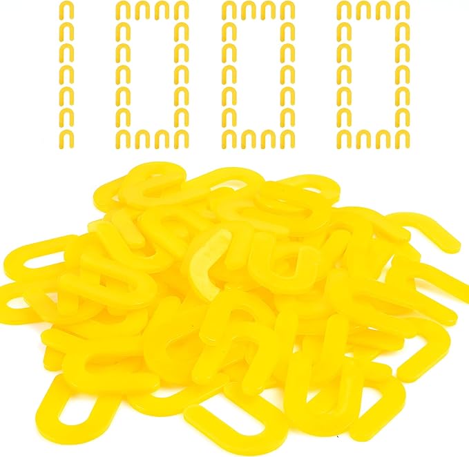 Horseshoe Shim Tile Spacers 1/16 Inch Tile Spacers U Shape Plastic Shims by Jauyas
