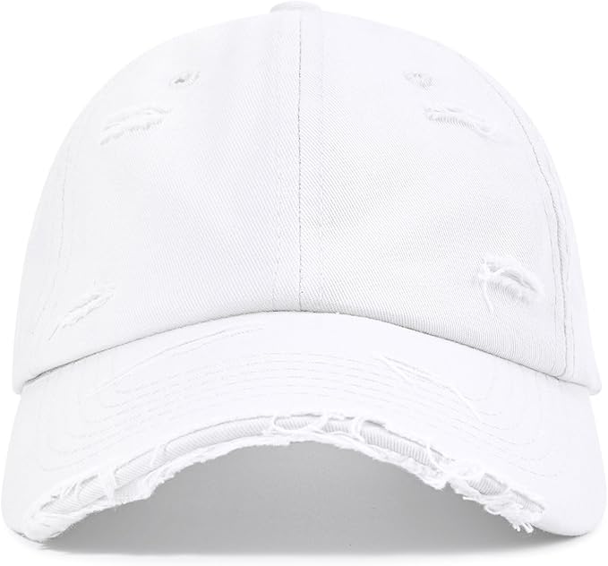 Komorebi Baseball Cap Women Men Vintage Washed Distressed Hats Adjusted Cotton Dad Hat Adjustable Trucker Headwear