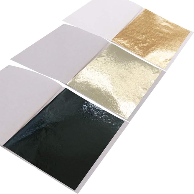 KINNO Gold Leaf Sheets, Arts Decoration, 3.15 by 3.35 Inches - Image 6