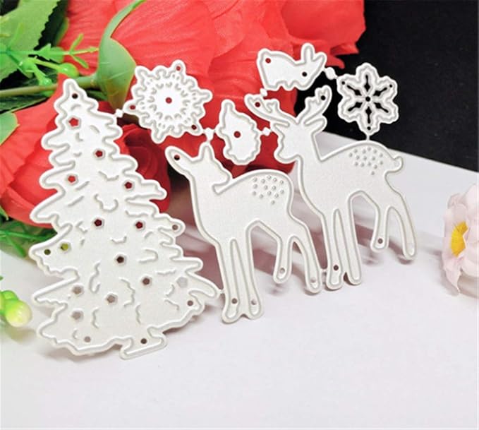 Metal Cutting Dies DIY Merry Christams Embossing Stencil Template Scrapbooking - Image 4