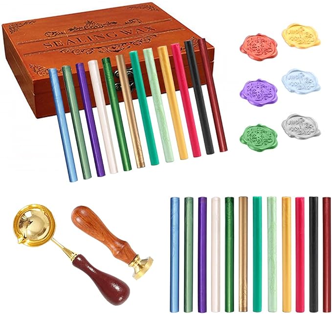 Wax Seal Sticks, Afobby 15 Pieces Glue Gun Sealing Wax Sticks - Image 6
