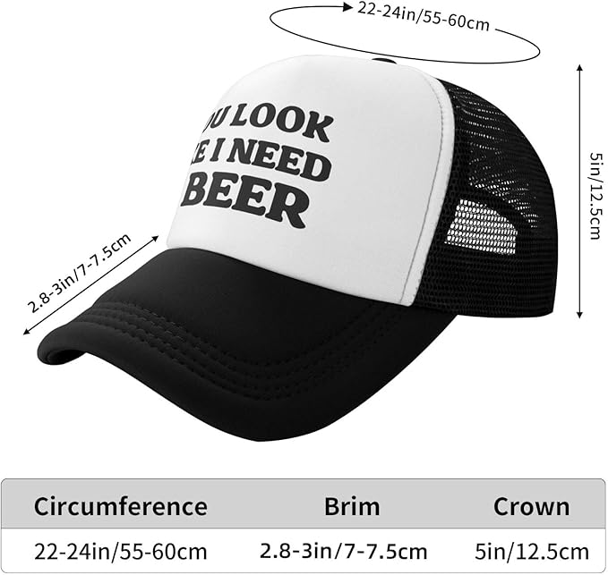 Funny Trucker Hat Funny Gag Gifts Snapback Hat for Adult Humor Fishing Cap Adjustable Mesh Sport Baseball Caps for Women Men